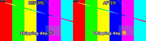 Emoji captions in colour