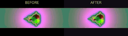 Detect letterbox bars, then remove them