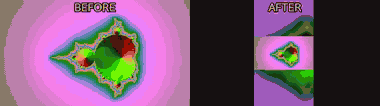 16:9 to 9:16 on a blurred background