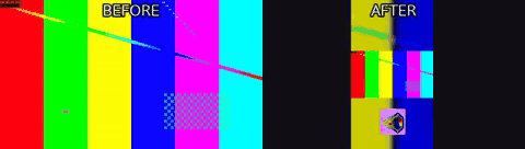 A keyed video layer in a project